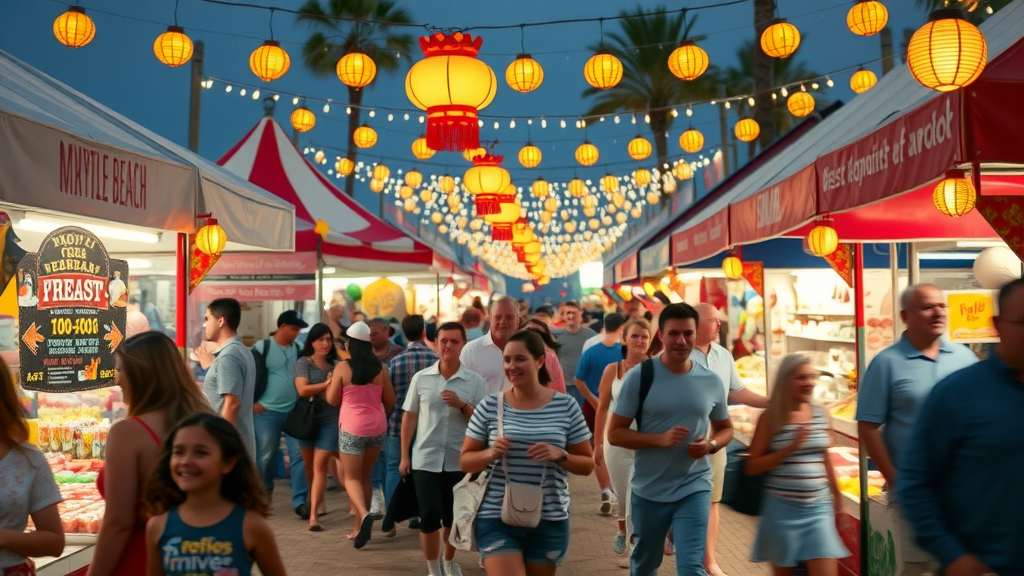 Affordable Myrtle Beach festival, outdoor market, and crafts under 10