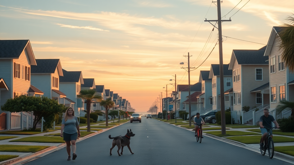 Serene North Myrtle Beach neighborhood best neighborhoods to live in myrtle beach for families